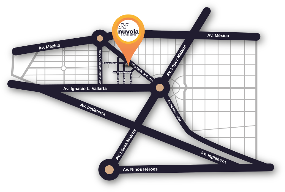 Ubicación nuvola golfo de cortes